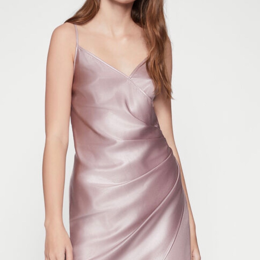 NWT BCBG cute and classy Mini dress in pink - sheen